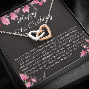 Personalized-21st Birthday Necklace Gift For Her 