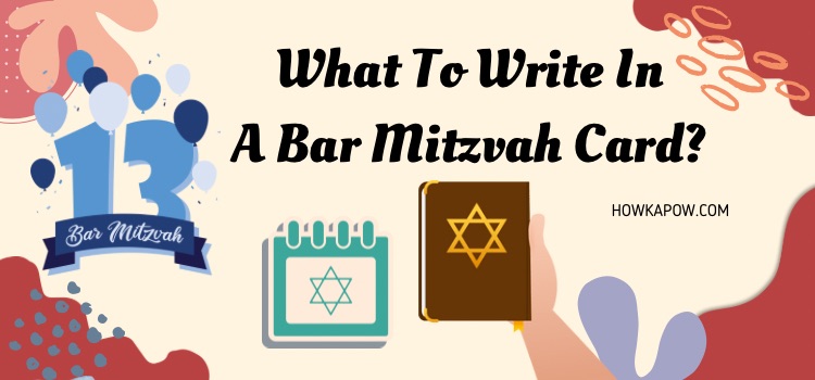 What To Write In A Bar Mitzvah Card